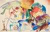 Wassily Kandinsky Draft For All Saints II Art Print