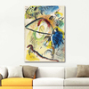 Watercolor IX With Black Lines by Wassily Kandinsky as Fine Art Print
