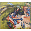 Western Harbour In Frankfurt Am Main by Ernst Ludwig Kirchner as Fine Art Print