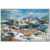 Winter Harlem River by William Preston Dickinson as Art Print