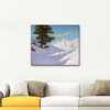 Winter Landscape with Tree by Ivan Fedorovich Choultse as Art Print