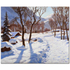 Winter Scene in the Alps by Ivan Fedorovich Choultse as Art Print