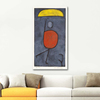 Paul Klee Bir Şemsiye İle Kanvas Tablo