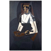 Juan Gris Mandolinli Kadın Kanvas Tablo