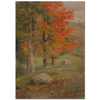 Frederic Edwin Church Sonbaharda Ağaçlar Kanvas Tablo
