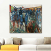 Workers On Their Way Home by Edvard Munch as Art Print