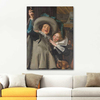 Young Man and Woman in an Inn by Frans Hals as Art Print