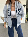 Gri Everlast Fermuarlı Sweatshirt