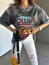 Gri Rolling Stones Tshirt