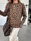 Leopar Desenli Cotton Tshirt