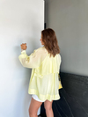 Sarı Yarasa Kol Oversize Gömlek
