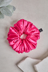 Fuşya Bol Büzgülü Scrunchie