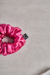 Fuşya Small Sateen Scrunchie