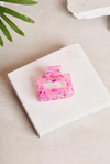 Kare Dikdörtgen Blush Petal Kemik Toka