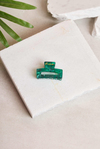 Mini Rectangle Emerald Glass Kemik Toka