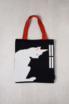 Penceredeki Kedi Triko Tote Bag