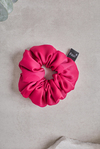 Puantiyeli Fuşya Small Scrunchie