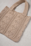 Saç Örgüsü Kahverengi Triko Bag