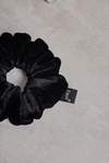 Siyah Kadife Small Scrunchie