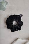 Siyah Kadife Small Scrunchie