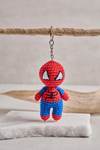 Spiderman Örgü Anahtarlık