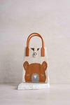 Teddy Bear Kahverengi saplı Triko ÇAnta