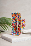 XL Dikdörtgen Candy Terrazzo Kemik Toka