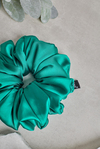 Yeşil Bol Büzgü Scrunchie