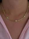 Lime Yeşili Taşlı Klasik Zincir(Xp-Özel Seri
