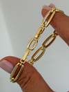 Oval Halka Taşlı Model/Cm
