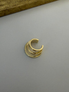 Sıra Halka Earcuff /Altın Kaplama