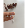 Xuping silver tek taş küpe