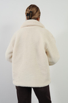 Bej Peluş Mont