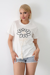 İşleme Çiçek Detay Tshirt