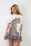 Leoparlı Tshirt