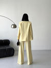 Oversize Blazer Ceket Sarı