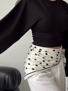 Yarasa Kol Siyah Fit Bluz