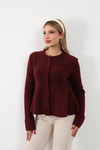 Yumuşak Dokulu Peplum Hırka
