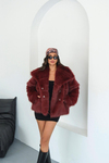 ZR Premium Bordo  Kürk