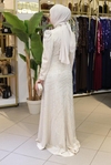 3181 ROBE DE SOIRÉE AVEC COUVERTURE EN PIERRES PRÉCIEUSES