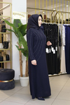 3410 CODE STONE BESTICKTES ESTEL KLEID
