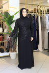 5208 CODE SELBSTGESTICKTE KLEID MIT PELERINE