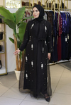 5210 KOD DALYA TAŞLI ABAYA TAKIM