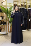 5211 KOD YAKA KOL TAŞLI ABAYA TAKIM