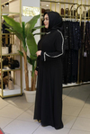 5211 KOD YAKA KOL TAŞLI ABAYA TAKIM