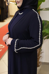 5211 KOD YAKA KOL TAŞLI ABAYA TAKIM
