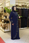 BEY522 KOD TAŞLI KREP ABİYE ELBİSE
