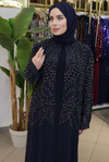 BEY805 CODE STEIN GEDRUCKT ABAYA ANZUG