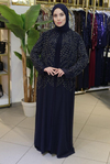BEY805 CODE STEIN GEDRUCKT ABAYA ANZUG