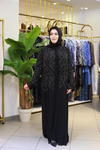 BEY805 CODE STEIN GEDRUCKT ABAYA ANZUG